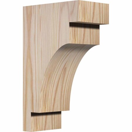 Ekena Millwork Mediterranean Smooth Corbel, Douglas Fir, 3 1/2"W x 6"D x 10"H COR04X06X10MED00SDF